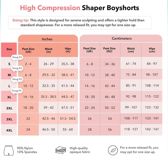 SHAPERMINT High Waisted Body Shaper Boyshorts - Picture 3 of 5